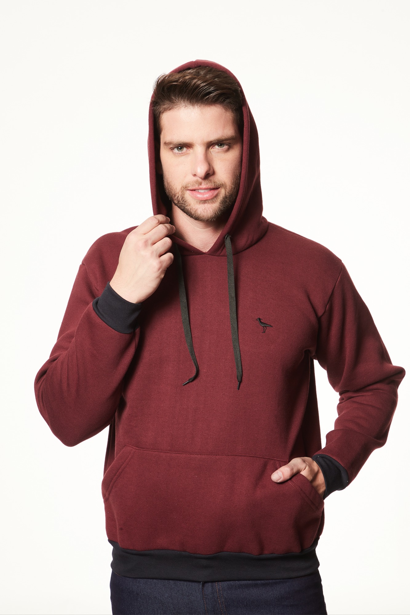 Hoodie on male model