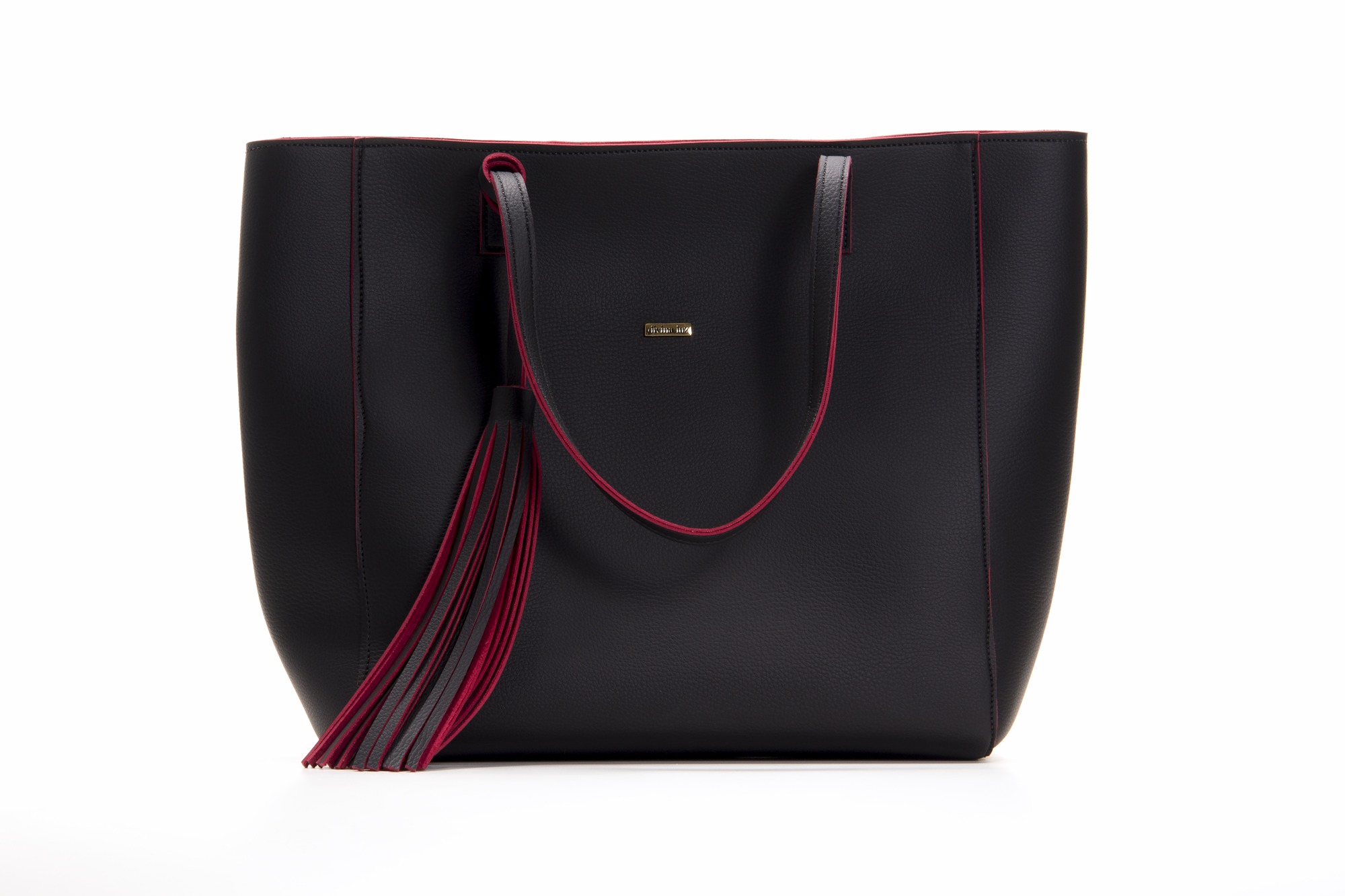 Black tote bag